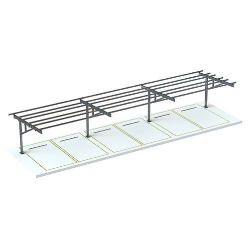 Solar Carport Mounting System Durable Corrosion-Resistant Hook-and-Rail Design for Metal Roof PV Installations FUYESEN