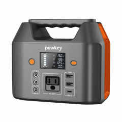 LiFePO4 Outdoor Power Bank 38400mAh 122Wh 150W Portable Power Station for CPAP Solar RV Travel powkey