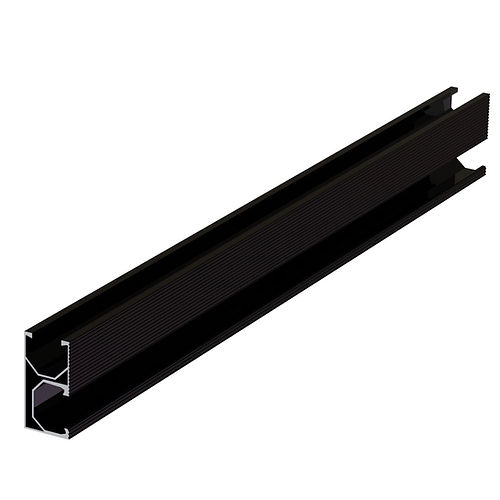 Solar Panel Mounting Rail Lightweight Anodized Aluminum 6000-Series for Roof PV Systems FUYESEN AL-007