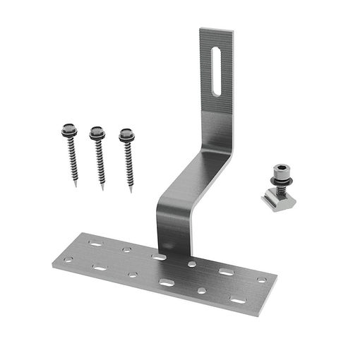Pan Tile Roof Hook Durable Aluminum Corrosion-Resistant Solar Mounting System for Metal Roof Installation FUYESENSOLAR