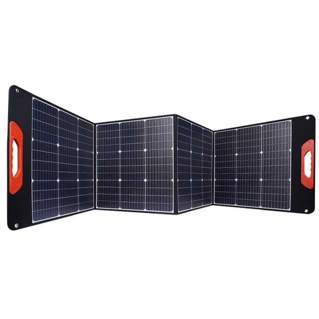 Solar Foldable Charger 36V200W 18V/11A or 36V5.5A Portable for Outdoor Camping and Emergency Power Backup