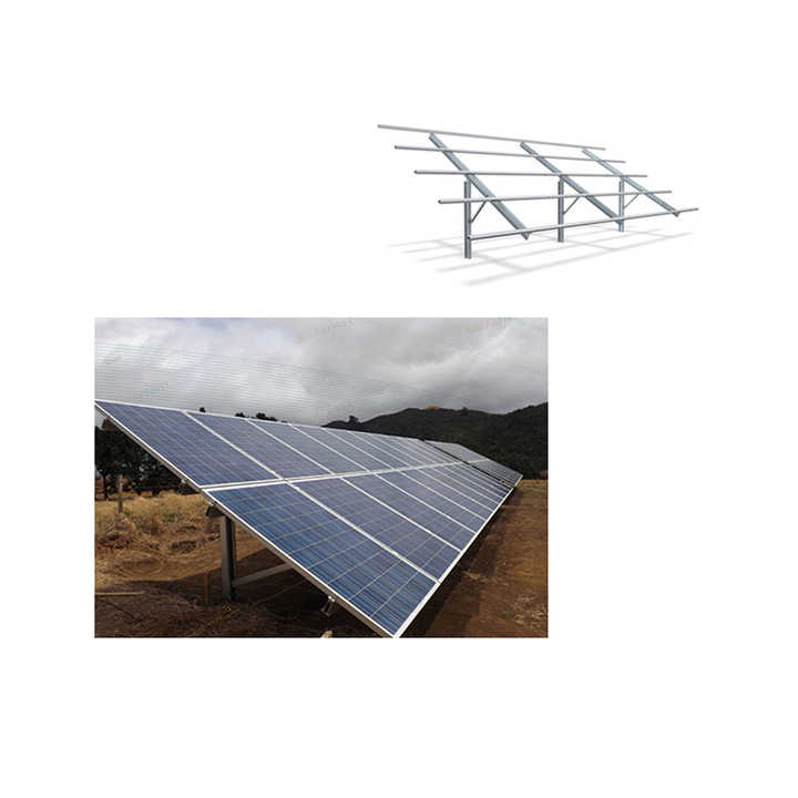 Aluminium Photovoltaic Mounting Bracket Ground Mount Solar Racking Systems Quick Installation for Open Field 0-45Deg Tilt Angle Solar First