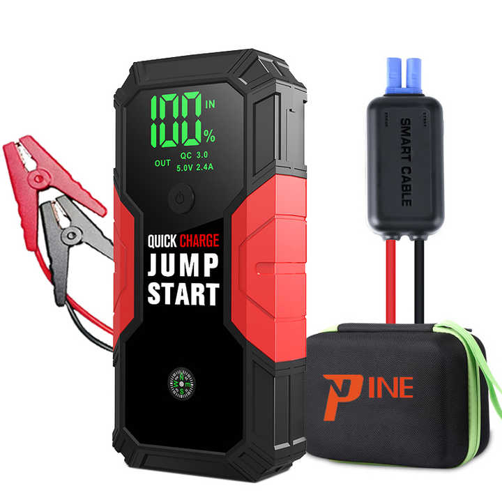 12V 10000mAh Car Booster Emergency Jump Starter Quick Start 2000A 20000mAh Truck Motorcycle Air Compressor Use Boosteur De De