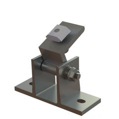 Flat Roof Front Fixed Parts Durable Aluminum Alloy 6063-T5 Solar Mounting System for Residential and Commercial PV Installations FUYESEN