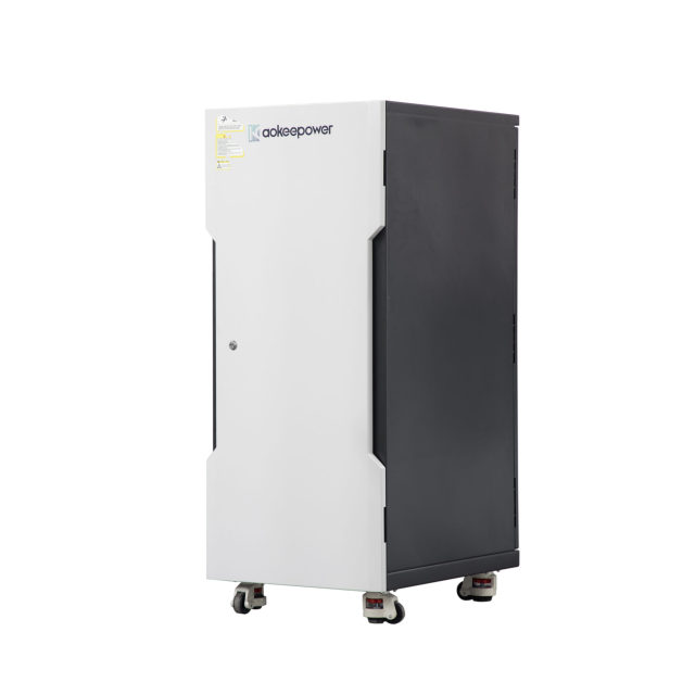 EH08/EH08 PLUS High-Capacity Lithium Iron Phosphate (LFP) Energy Storage System for Residential and Commercial Solar Power Storage AoKeePower