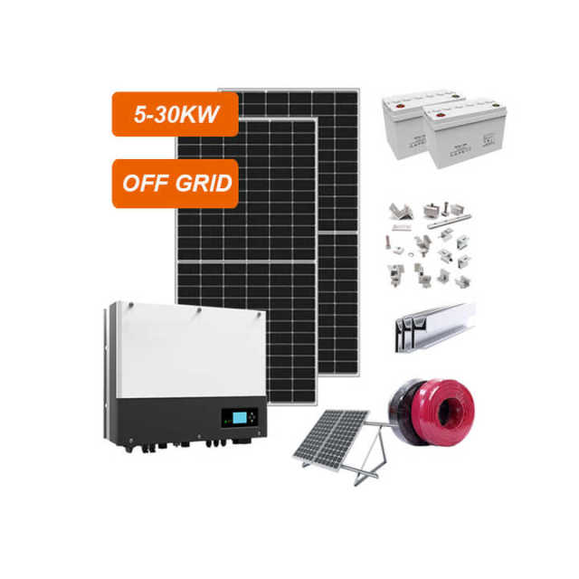 Off-Grid Solar Power System 3kW 5kW 30kW 40kW Complete Kit Home Use Hot Sale Solarfirst