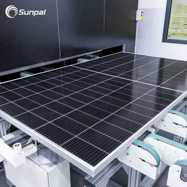 Sunpal Double Glass Bifacial Solar Panels 650W-700W Monocrystalline High Efficiency PV Modules for Residential and Commercial Power Systems Sunpal