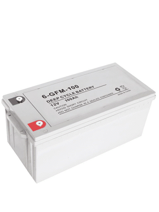 100AH 12v Gel Deep Cycle Battery High Capacity Long Life Sealed Maintenance-Free for Solar Systems UPS Backup Power