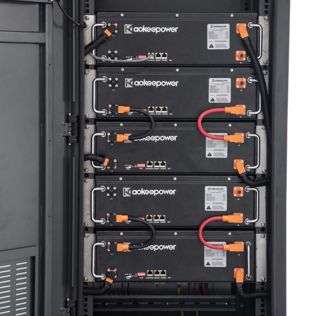 EH08/EH08 PLUS High-Capacity Lithium Iron Phosphate (LFP) Energy Storage System for Residential and Commercial Solar Power Storage AoKeePower