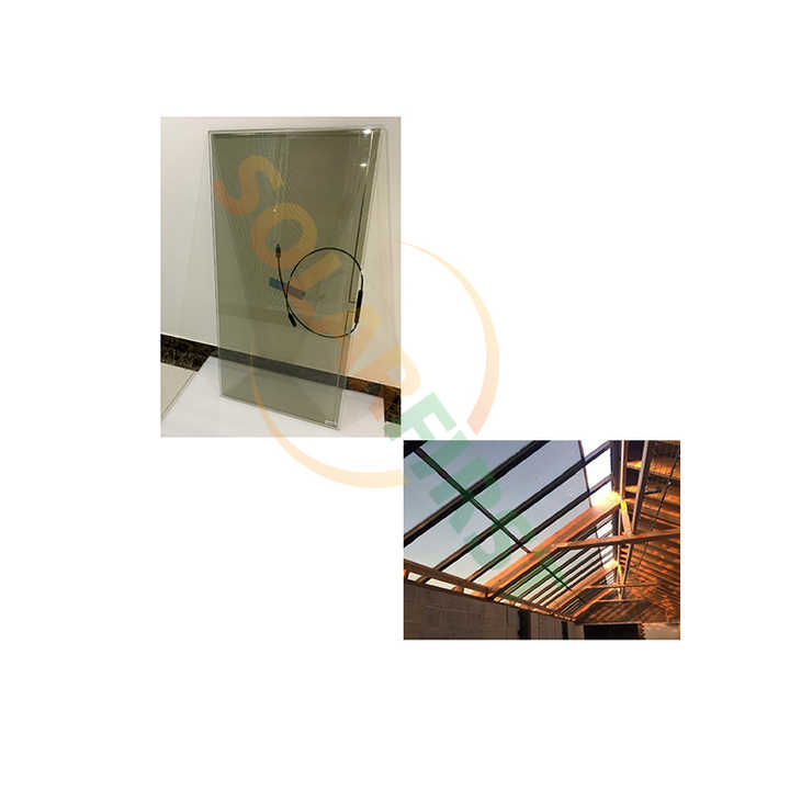 Solarfirst Bipv Cdte Glass Transparent Solar Panels Thin Film for Solar Energy System