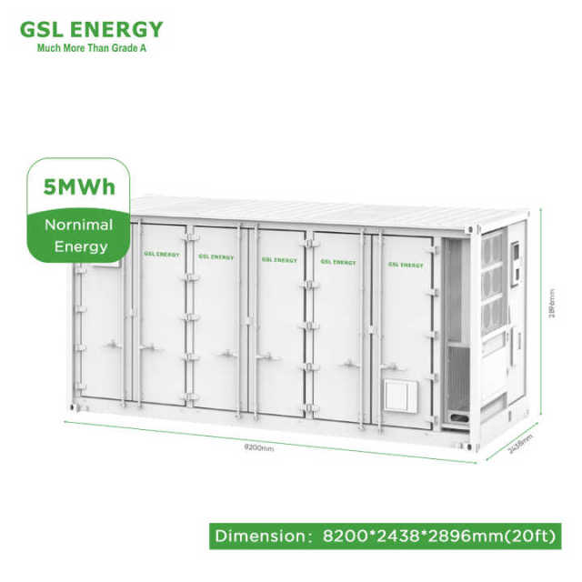 3.7MWh Solar Battery Storage System 1MWh ESS LiFePO4 Container Off-Grid Connection GSL ENERGY