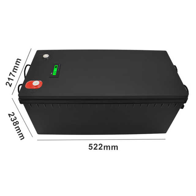 Rechargeable 24V 200Ah LiFePO4 Deep Cycle Battery for Golf Carts with BMS Pine
