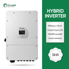 Hybrid Solar Power System 5KW 6KW 10KW Off-Grid Home Energy Storage System with MPPT Controller Sunpal