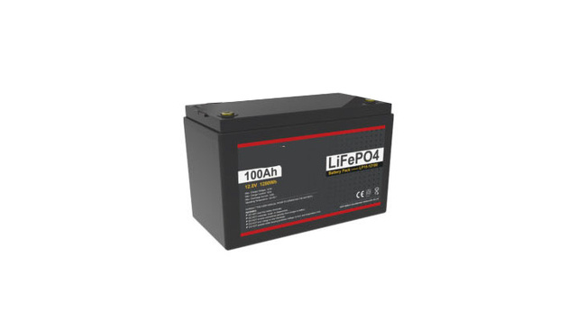 MITPB15-12100 12.8V 100Ah Lithium Iron Phosphate Battery for Solar Storage Marine and Caravan Applications
