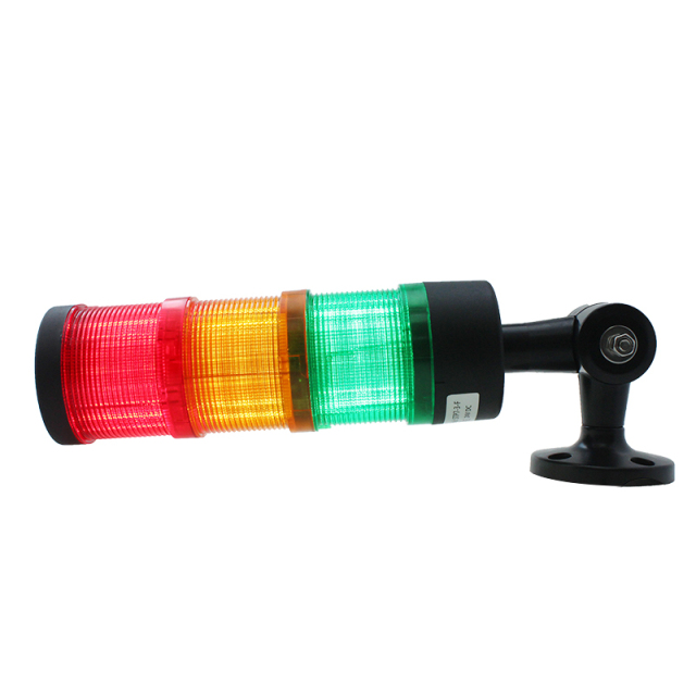 STP7-3-F 24VDC Folded Type 3 Layers Steady Light Flash Light Warning Lamp for Machinery Signal Interlocking YUMO