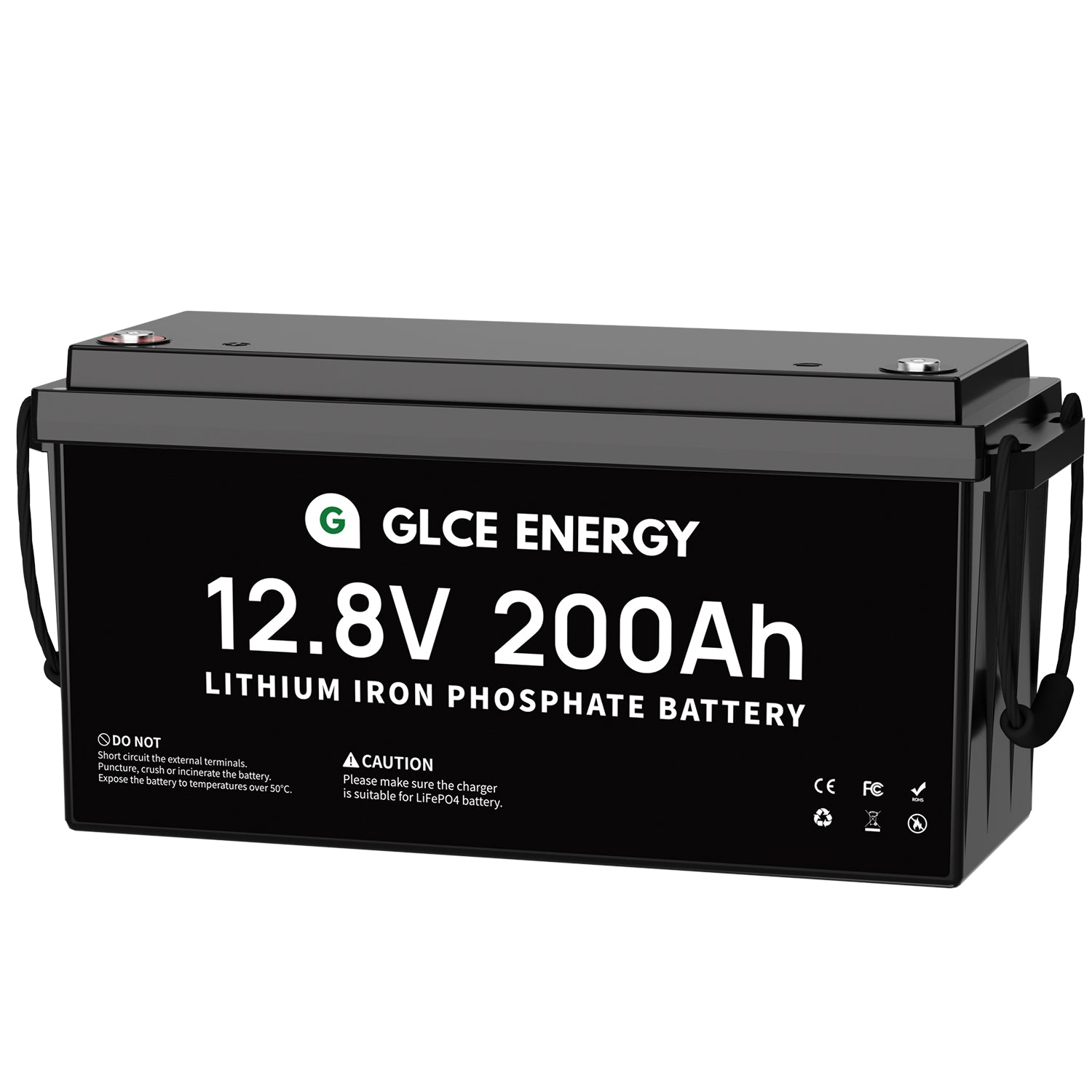 12V 200Ah LiFePO4 Battery 10-Year Lifespan 400A Peak Discharge for Solar Energy Systems and Off-Grid Applications GLCE ENERGY