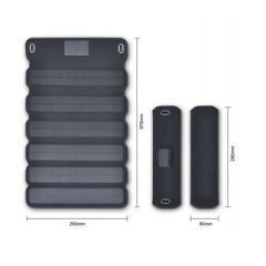 Waterproof Off-Grid Solar Blanket 15W with MPPT Regulator USB Charger for Outdoor Camping and Emergency Power Supply