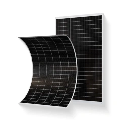 375-445W Flexible Solar Panel Lightweight Ultra-thin Design for Low-load Projects Curved Surface Installation