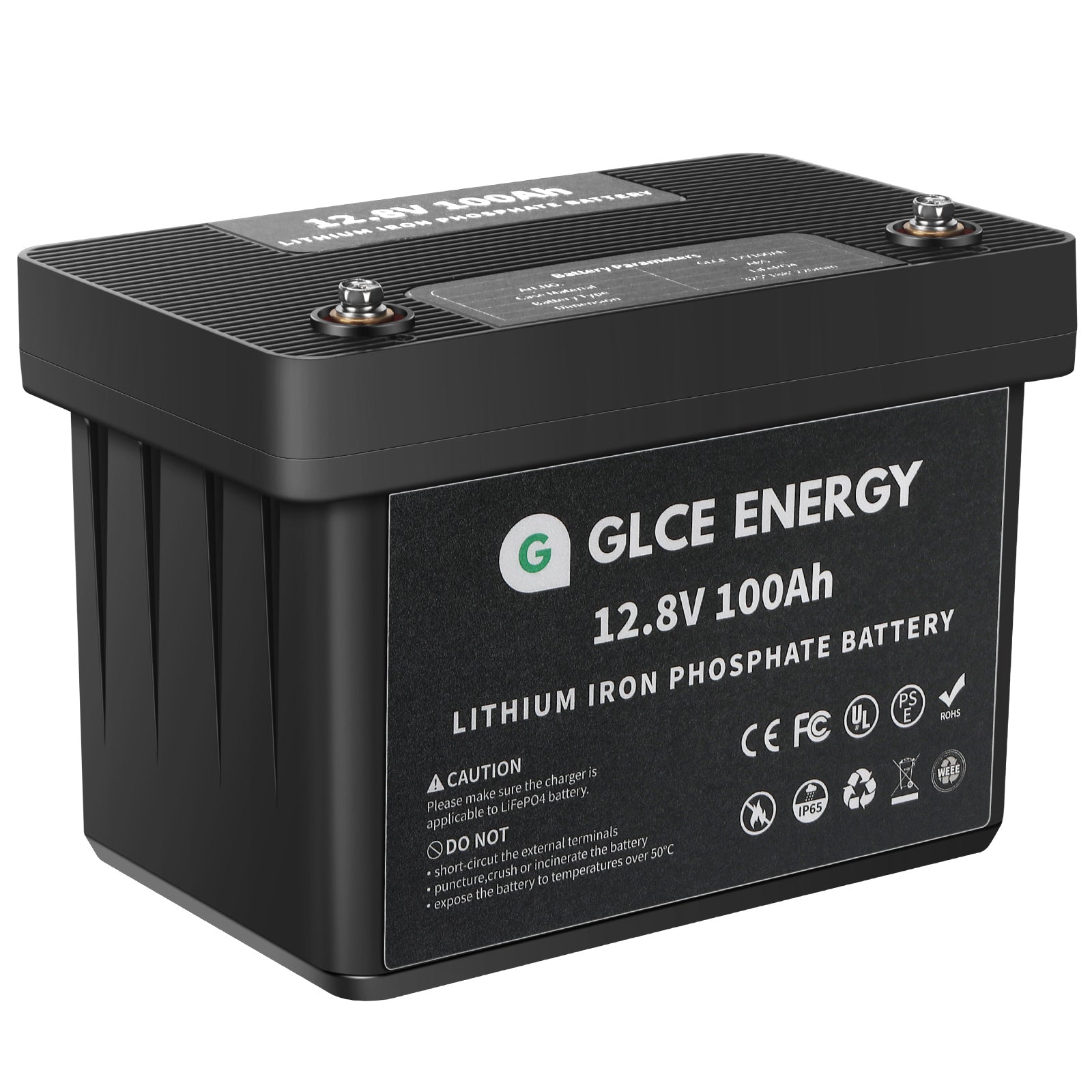12V 100Ah LiFePO4 Battery 4000~15000 Cycles Long Life Built-in 100A BMS for Solar Energy Storage RV Marine Backup Power