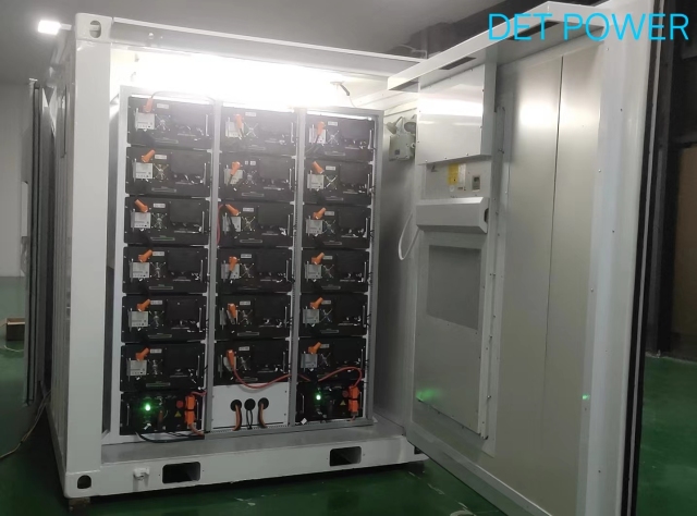 10FT 322kWh Energy Storage Container 150kW PCS Grid Stabilization Renewable Integration DET POWER