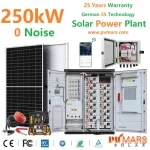 250kW 250kVA Commercial Solar Panel System with Battery Powerwall and IGBT Inverter for Off-Grid Renewable Energy Solutions