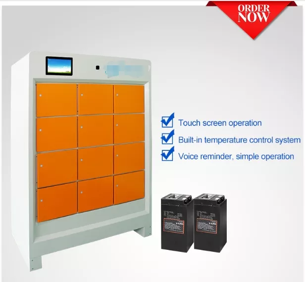 Power Swapping Cabinet 12 Boxes High Efficiency Long Lifespan Fast Charging Commercial E-Bike Delivery