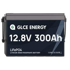 12V 300Ah LiFePO4 Battery Mini with Smart BMS, Deep Cycle for Solar, RV, Marine, Off-Grid Systems