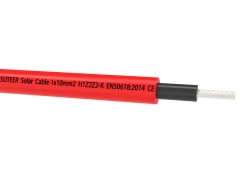 1x10.0mm2 Halogen-Free Flame-Retardant Cable for Solar PV Battery Systems Flagsun