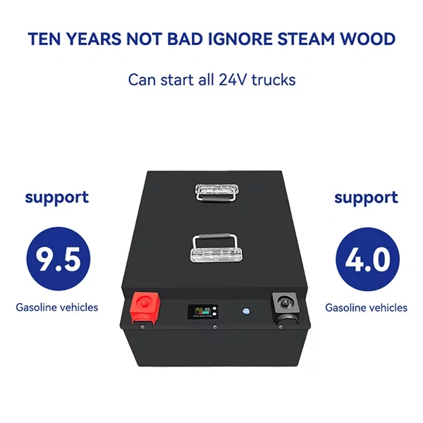 Vehicle Mounted Energy Storage Battery 25.6V200AH-400AH High-Capacity LiFePO4 Battery for Truck Air Conditioner System Ericcity
