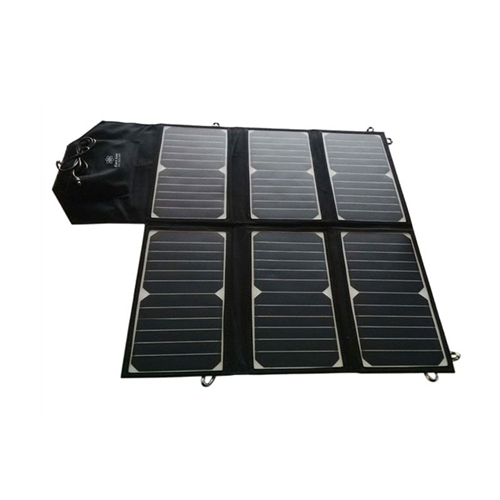 Portable Foldable 120W Solar Charger for Outdoor Use High Efficiency Monocrystalline Panels for Camping Travel and Emergency Power