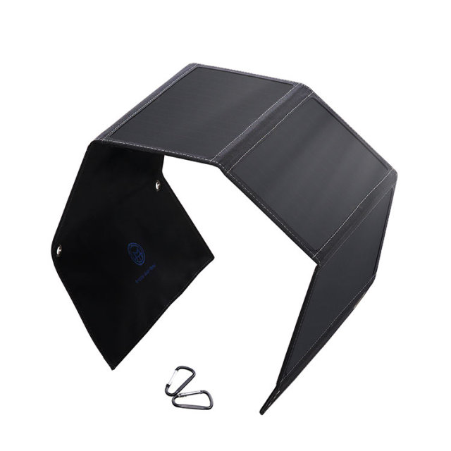 28W Portable Solar Panel High-Efficiency SunPower Cells Foldable Camping Charger for Outdoor USB Devices Ericsity