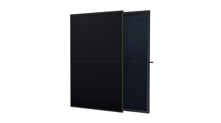 RS2-350_375MXG Bifacial Dual-Glass Solar Module with High Efficiency and Self-Cleaning Coating for Ground Power Plants & Distributed Projects