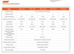 Low Voltage Lithium Battery Pack High Power Output 3000+ Cycle Life Fast Charging Off-grid Home Energy Storage System