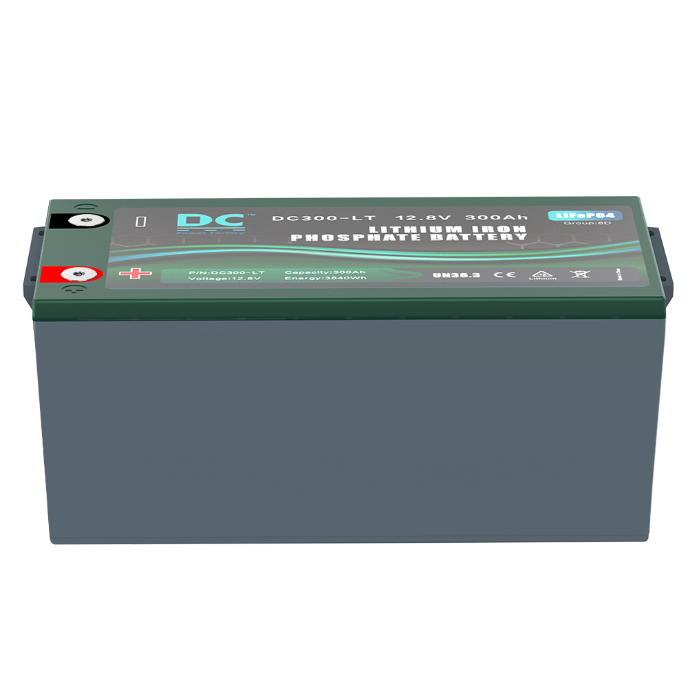12.8V 300Ah DC300-LT LiFePO4 Battery Long Cycle Life for Marine and Off-Grid Solar Storage