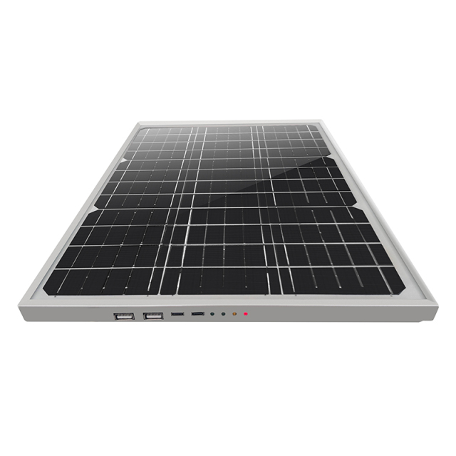 Solar Panel Charger 10-20W High-Efficiency Monocrystalline Silicon PV Panels for Outdoor Portable Power Supply