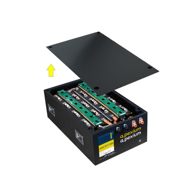 Docan Apexium Horizontal DIY Box Kit with JK 200A Inverter BMS 51.2V 280Ah/330Ah Off-Grid Energy Storage System EU Stock