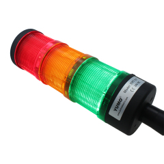 STP7-3-F 24VDC Folded Type 3 Layers Steady Light Flash Light Warning Lamp for Machinery Signal Interlocking YUMO