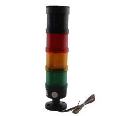 AC220V STP7 Warning Lamp with Flash Buzzer Red Flash Yellow Green Light Industrial Safety Alert STP7-3J QS-4 Base 220V