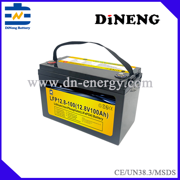 LiFePO4 Battery 12.8V 100Ah Deep Cycle RV Battery for Outdoor Tent Car Backup Jinkailai