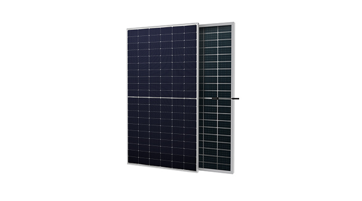 RS4-460_480NBG N-type Bifacial Dual-Glass Solar Module with High Efficiency and Self-Cleaning Coating for Ground Power Plants and Distributed Projects
