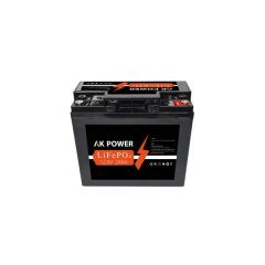 AK POWER 12V 20Ah Lithium Battery Deep Cycle 8000 Cycles 10 Years Warranty for Energy Storage RV Golf Cart Yacht