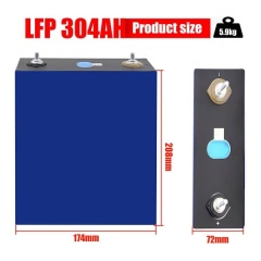 EVE 3.2V 304Ah Prismatic LiFePO4 Battery Cell High-Cycle Life Energy Storage & Electric Vehicle Power Supply EVE