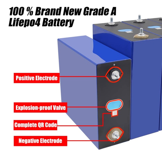 EVE 3.2V 304Ah Prismatic LiFePO4 Battery Cell High-Cycle Life Energy Storage & Electric Vehicle Power Supply EVE