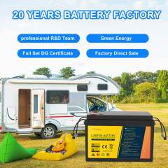 LiFePO4 12V 100Ah Lithium Battery Deep Cycle Long Life Solar Storage RV Marine FC Solar