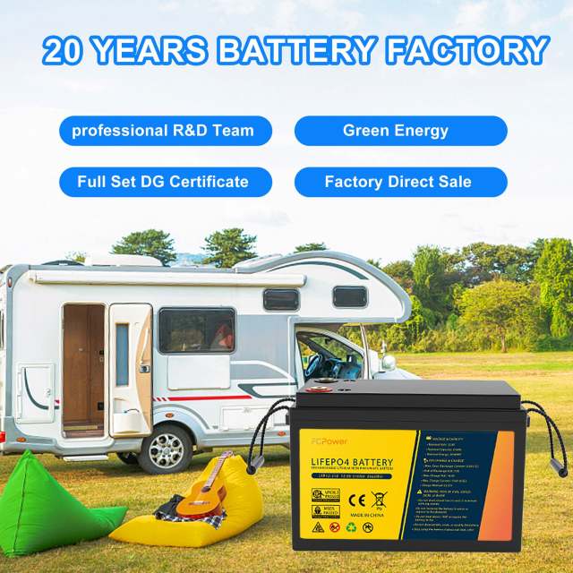 LiFePO4 12V 100Ah Lithium Battery Deep Cycle Long Life Solar Storage RV Marine FC Solar