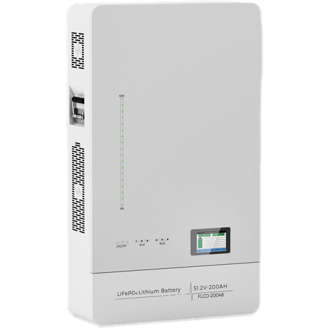 Wall Mounted Battery 25.6V-57.2V 50Ah-300Ah Compact Design for Solar & Telecommunication Energy Storage