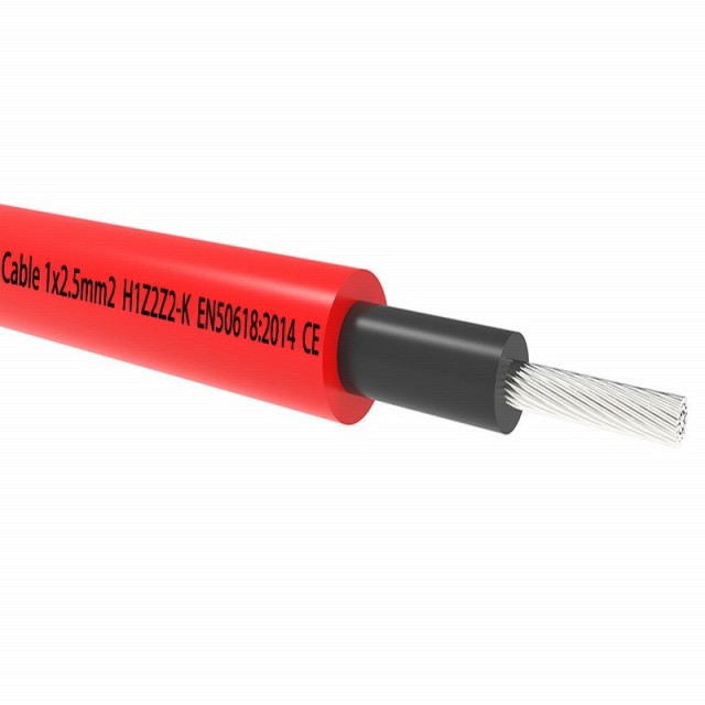 1x2.5mm2 Halogen-Free Flame-Retardant Cable for Solar PV Battery Systems Flagsun