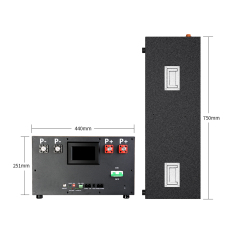 LiFePO4 Solar Battery Pack 51.2V 314Ah/345Ah Stackable Home Energy Storage System with JK 200A BMS