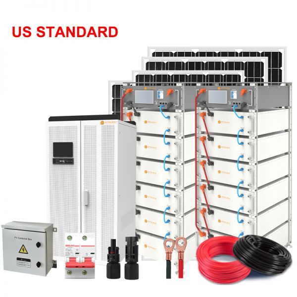 20kw-30kw 3-Phase Solar System with LiFePO4 Battery and 6000+ Cycle Life for Residential and Commercial Energy Storage Applications