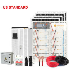40kw-60kw US STANDARD 3-PHASE Solar System Lifepo4 Battery 6000+ Cycle Life RS485/Can Off-Grid Solar Power System